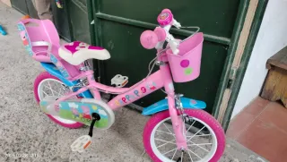 Bicicleta infantil Peppa Pig rosa