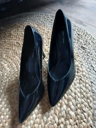 Zapatos de tacón negros talla 42