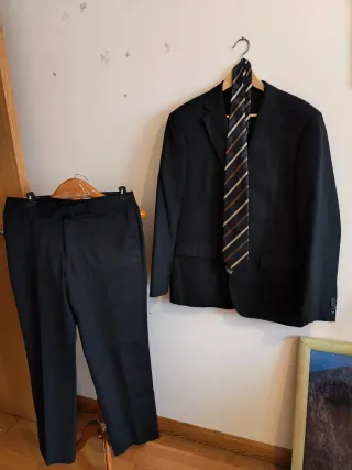 Traje Ourtershell T Negro Talla 54