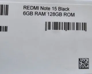 Xiaomi Redmi Note 15 4G Negro