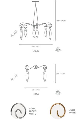 Lámpara de diseño TERZANI colgante
