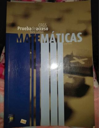 Matemáticas, CFGS prueba de acceso, parte común