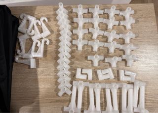 Armario de tela grande negro