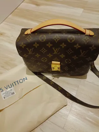 Bolso Louis Vuitton LOVE Grande Cuero Marrón
