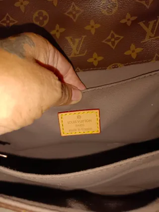 Bolso Louis Vuitton LOVE Grande Cuero Marrón