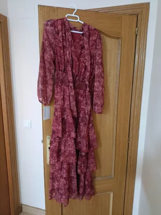 Vestido largo floral