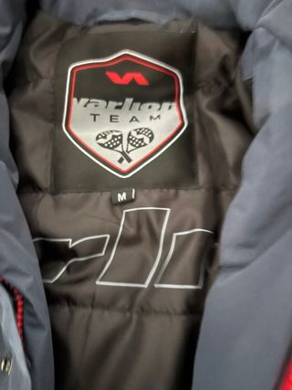 Chaqueta Varlion azul y gris