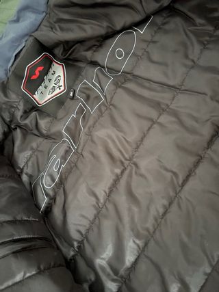 Chaqueta Varlion azul y gris