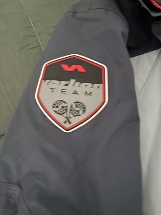 Chaqueta Varlion azul y gris