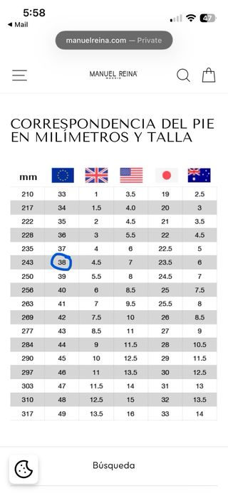 Zapatos de baile Manuel Reina 7.5cm