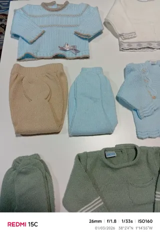 Conjuntos de hilo para bebé (0-3 meses)