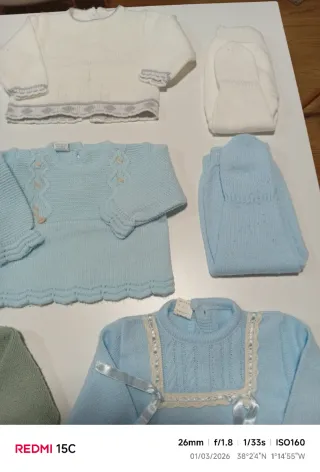 Conjuntos de hilo para bebé (0-3 meses)