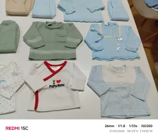 Conjuntos de hilo para bebé (0-3 meses)