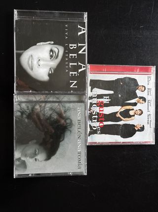 Lote 3 CDs Ana Belén: Viva L'Italia, Anatomía, El