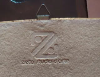 Quadretto in cromolitografia d'arte su foglia d'or