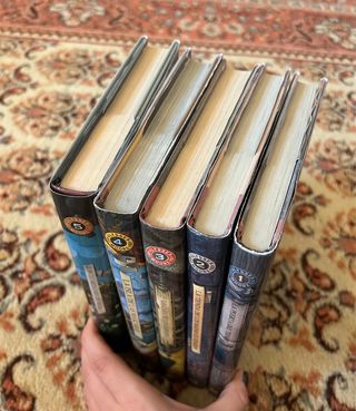 Los 3 primeros libros de la Serie Ulysses Moore.