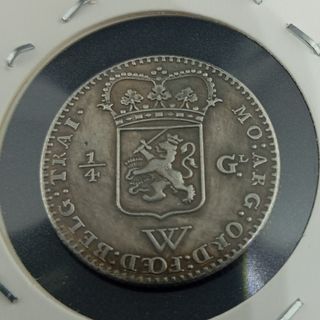(N°10)2 MONEDAS ANTIGUAS DE COLECCIÓN PAISES BAJOS