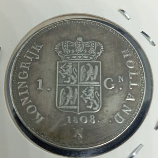 (N°10)2 MONEDAS ANTIGUAS DE COLECCIÓN PAISES BAJOS
