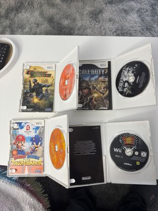 Lote 4 Juegos Wii