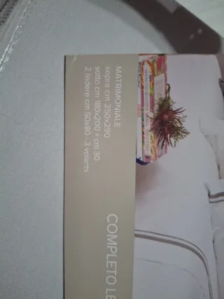 Completo Lenzuola Matrimoniale Linea Oro