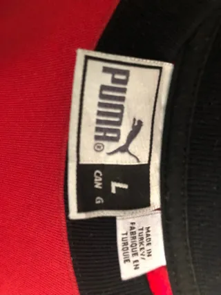 RARE 90s PUMA Crewneck - Two-Tone Colorblock - L