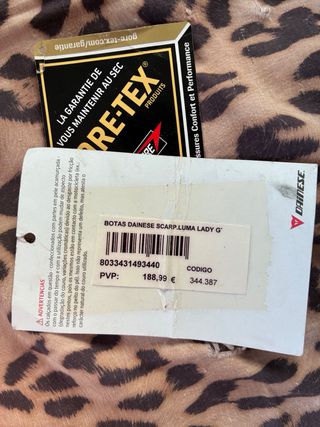 Botas de Moto Dainese Mujer Negras