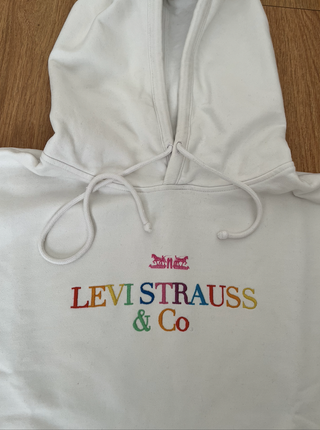 Sudadera Levi's Blanca Logo Multicolor