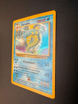 Pokémon Gyarados BaseSet 6/102 Holo Alemán Vintage