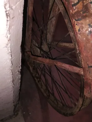 Horquilla Guzzi 65 Delantera Óxido