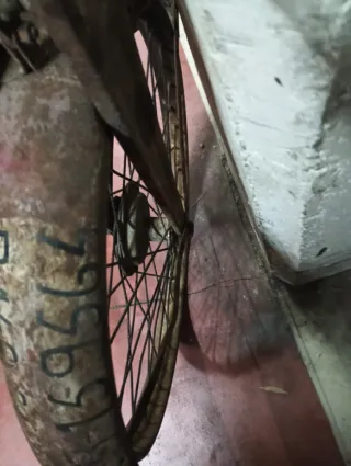 Horquilla Guzzi 65 Delantera Óxido