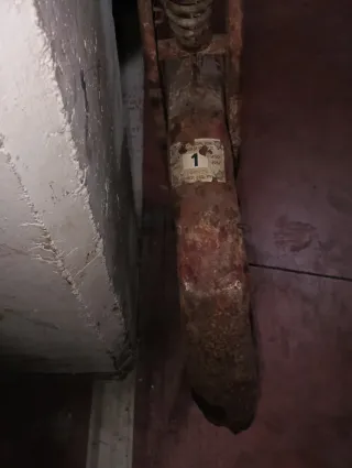 Horquilla Guzzi 65 Delantera Óxido