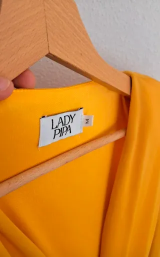 Vestido Mostaza Lady Pipa Talla M