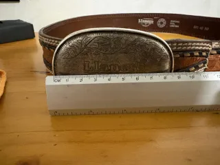 Cinturón con hebilla Llanero