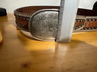 Cinturón con hebilla Llanero