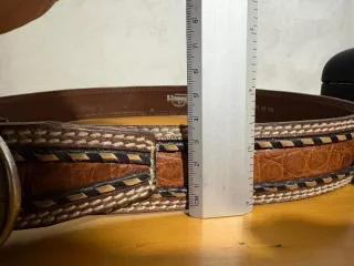 Cinturón con hebilla Llanero