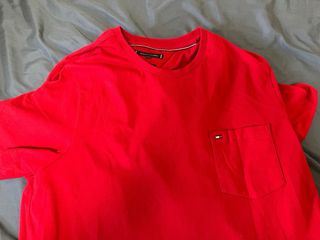 Camiseta Tommy Hilfiger Roja Hombre