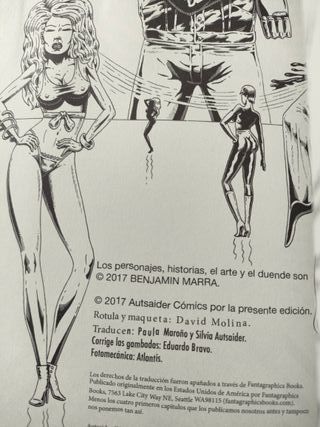 Benjamin Marra NIGHT BUSINESS Autsaider Cómics