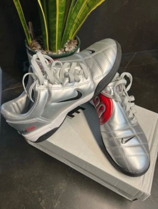 Zapatillas Nike Total 90 Futbol Sala Plata