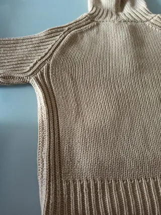 Jersey Adolfo Domínguez grueso beige