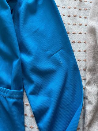 Maillot Crivit azul manga larga Talla M