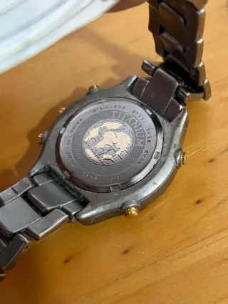 Reloj Titanium Cronógrafo Oro y Plata