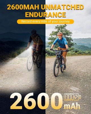 Telecamera per Bici e luce 1080p ricaricabile