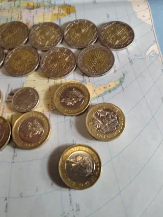Lote de monedas de colección