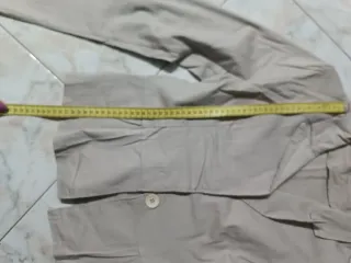 Giacca donna cotone beige L