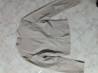 Giacca donna cotone beige L