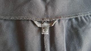 Pantalón Cortefiel Talla S Negro Botones Dorados