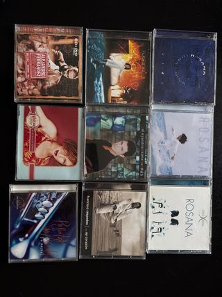 Lote 9 CDs Pop Nacional e Internacional