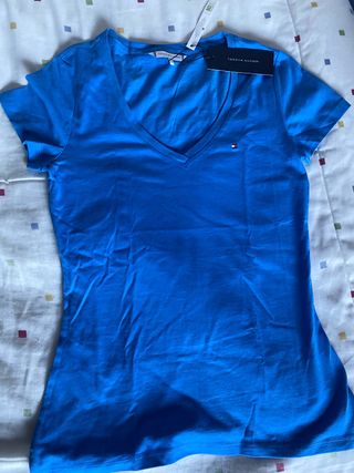 Camiseta Mujer Tommy Hilfiger Azul Talla S