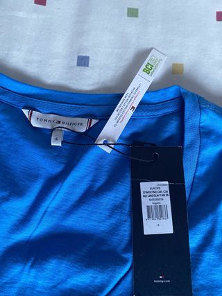 Camiseta Mujer Tommy Hilfiger Azul Talla S