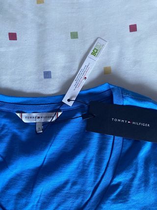 Camiseta Mujer Tommy Hilfiger Azul Talla S